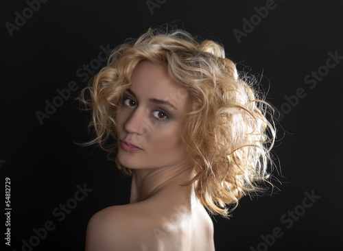 Portrait of a beautiful blonde © Maslov Dmitry