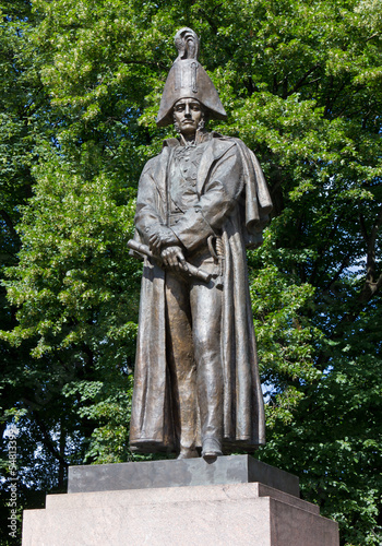 Bronze Statue of Barclay de Tolly in Riga