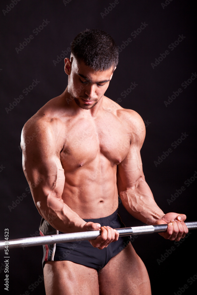 young bodybuilder traininig young bodybuilder traininig