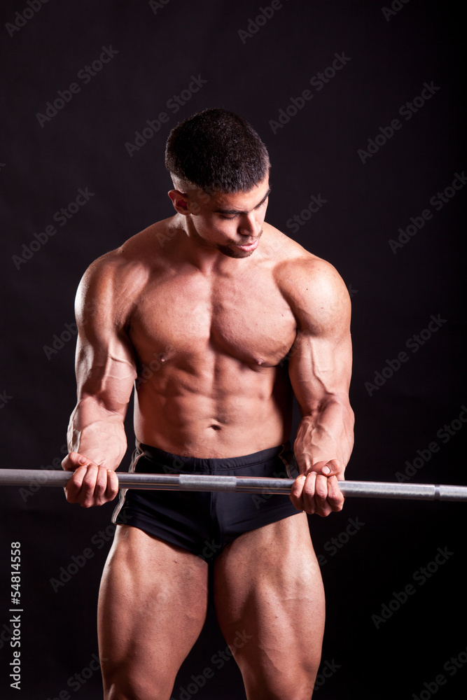 young bodybuilder traininig young bodybuilder traininig