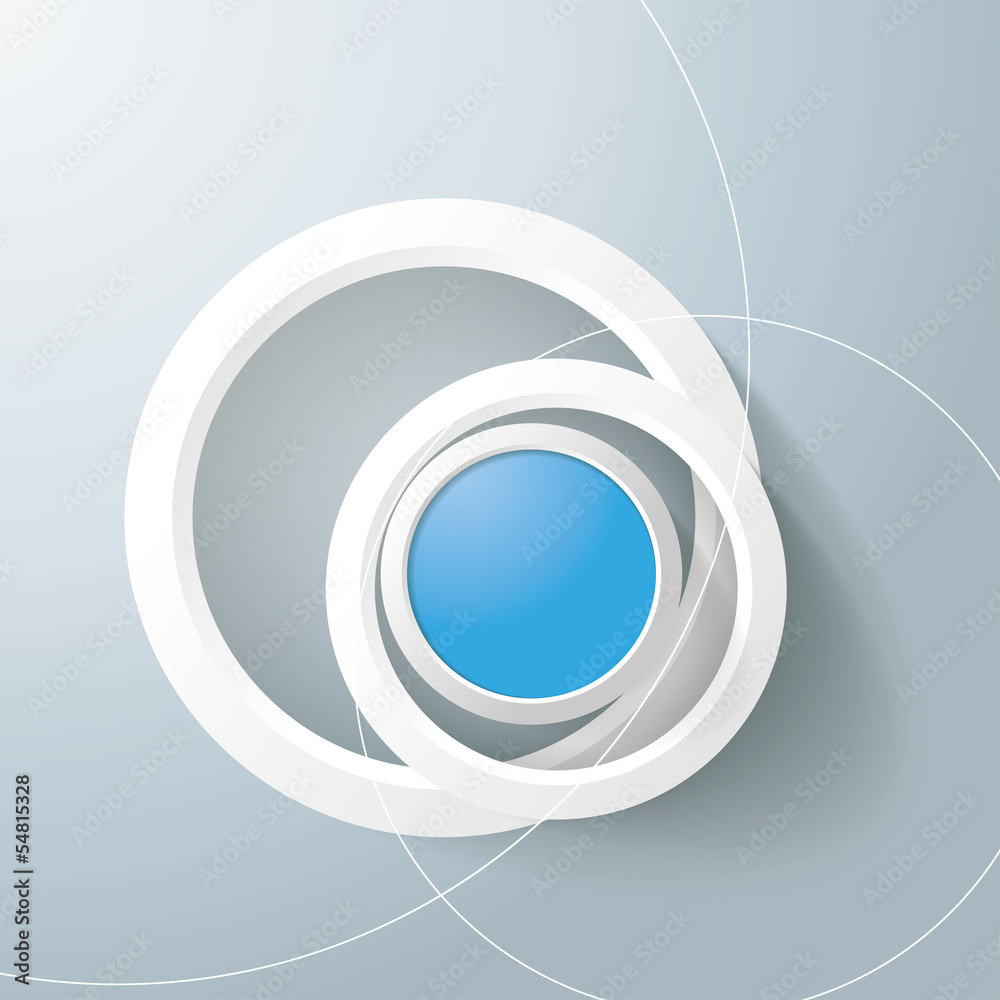 White Rings Blue Eye