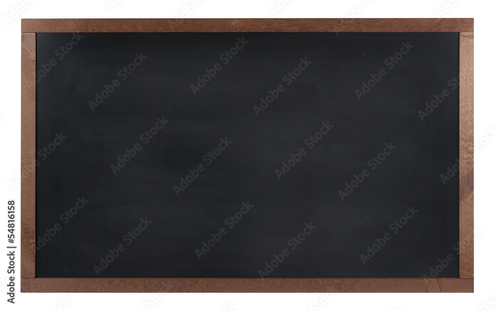 Empty blackboard (chalkboard) isolated on white Empty blackboard (chalkboard) isolated on white