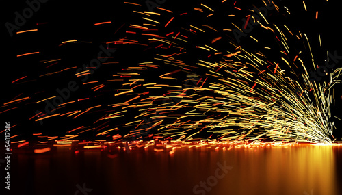 Flowing Sparks
