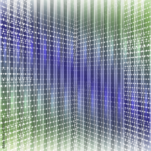 vector abstract background and perspective grid