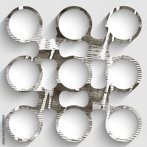 abstract circular object