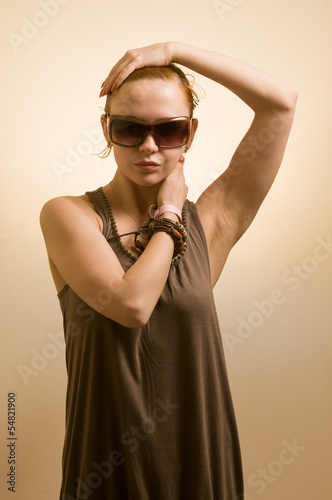 Slim fashion model