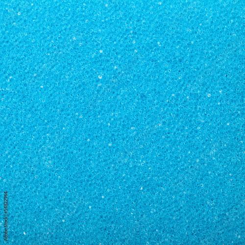 Blue texture cellulose foam sponge background