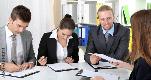 Job applicants having inter...