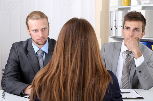 Job applicants having inter...