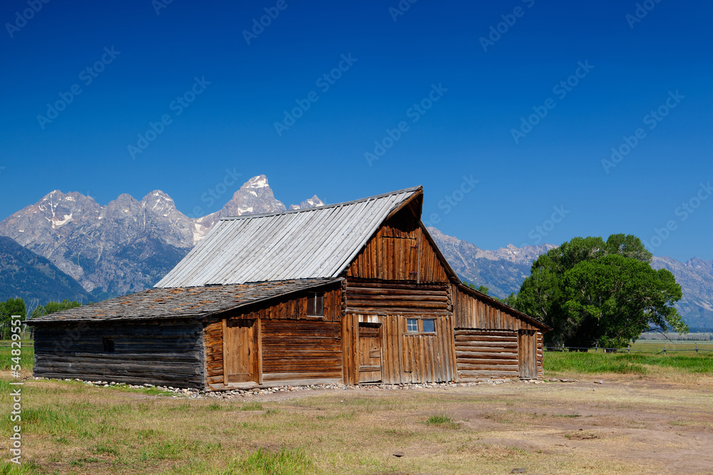 The iconic Moulton barn in Grand Teton National Park, The iconic Moulton barn in Grand Teton National Park,
