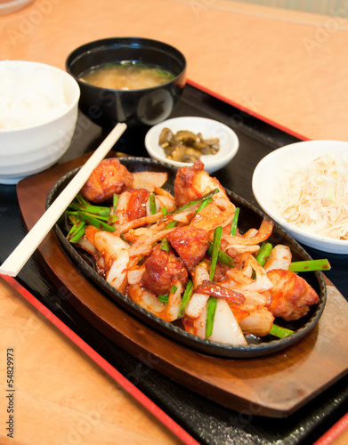 pork deep fried in sweet sauce