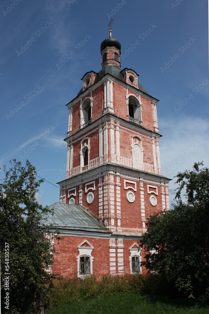 Pereslavl. Goritskii monastery. Church with a bell tower