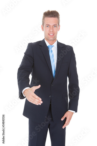 Businessman Offering Handshake