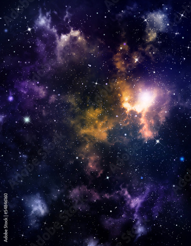 deep outer space background with stars