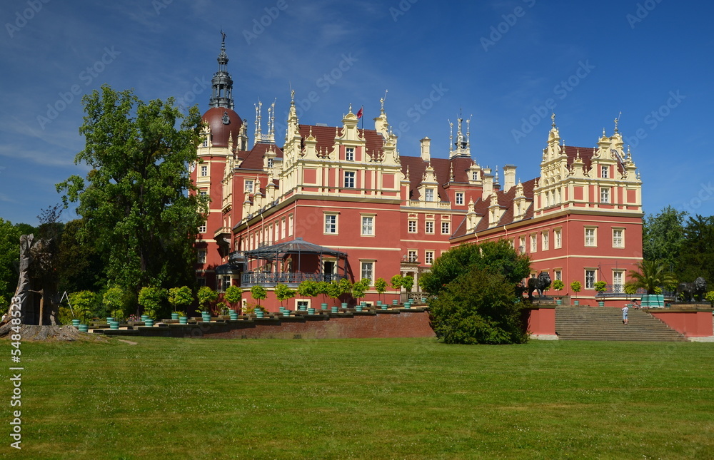 Fototapeta premium Schloss im Fürst Pückler Park