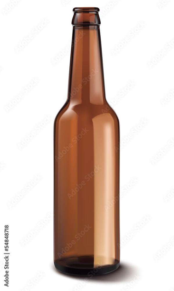 Beer bottle isolated. Vector illustration Beer bottle isolated. Vector illustration