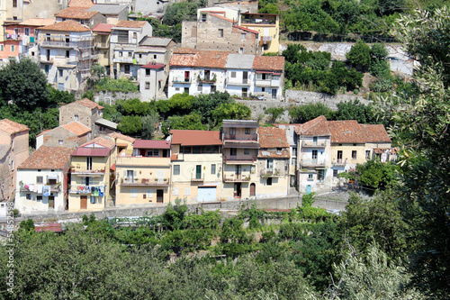 Old Houses and City, Calabria, South Italy
