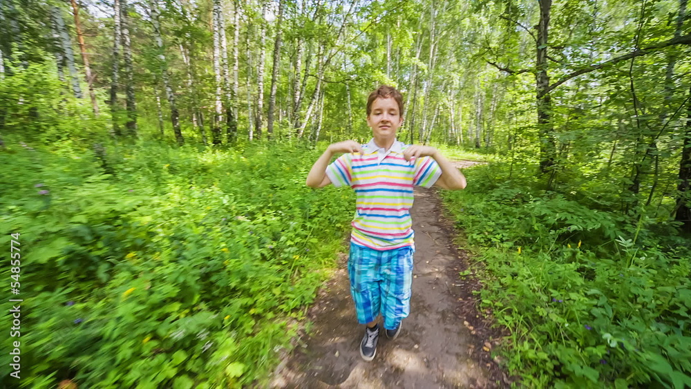 Jogging in park, Teenager to adopt healthy lifestyles Jogging in park, Teenager to adopt healthy lifestyles