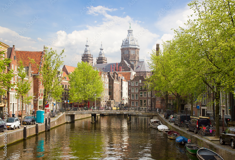 Naklejka premium Church of St Nicholas , Amsterdam