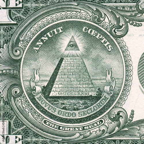 US dollar detail photo