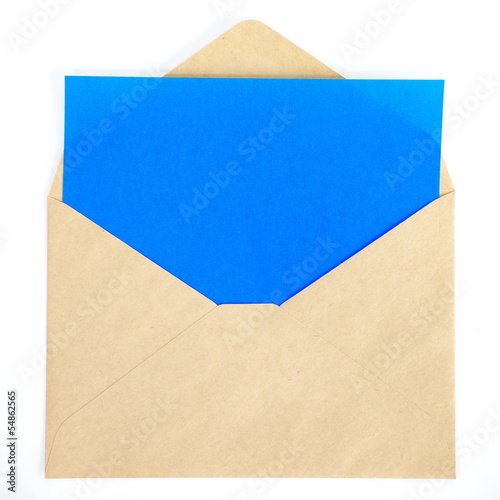 Open envelope with color paper © torsakarin