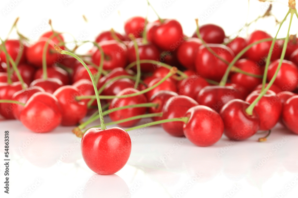 Cherry berries close up Cherry berries close up