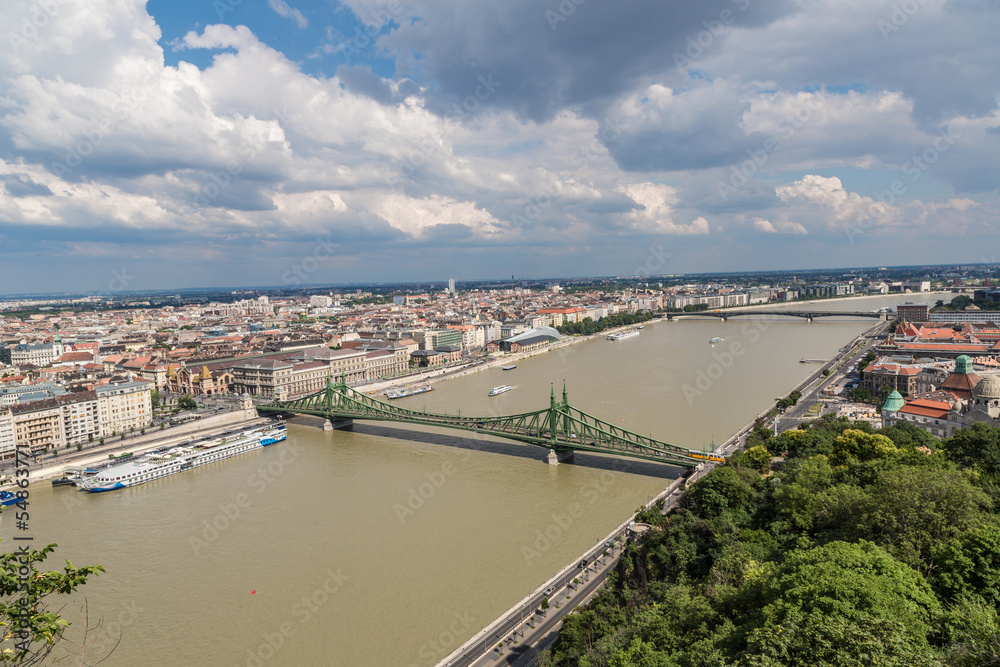 Liberty Bridge in Budapest.