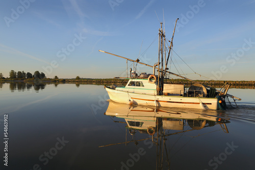Still Harbor, Steveston Fishboat