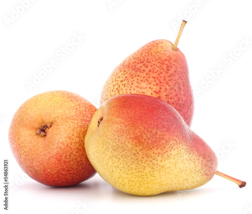 Ripe pear fruit