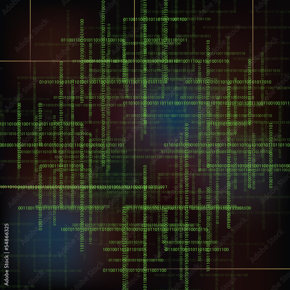 Abstracr technology background with  binary code.