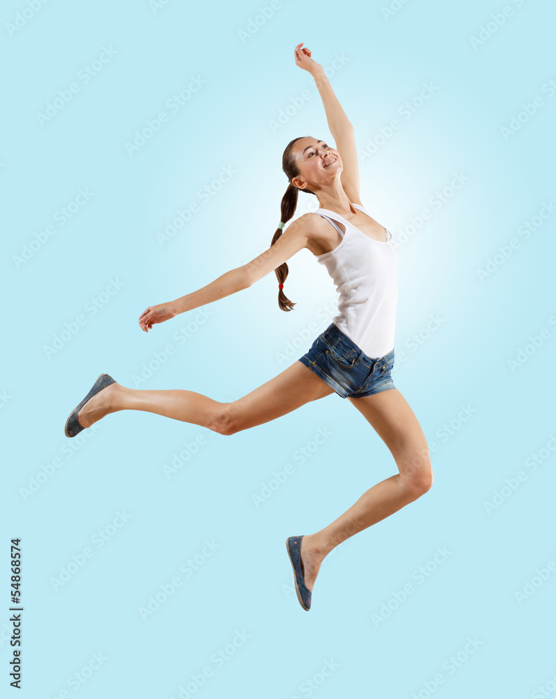 Modern style dancer posing Modern style dancer posing