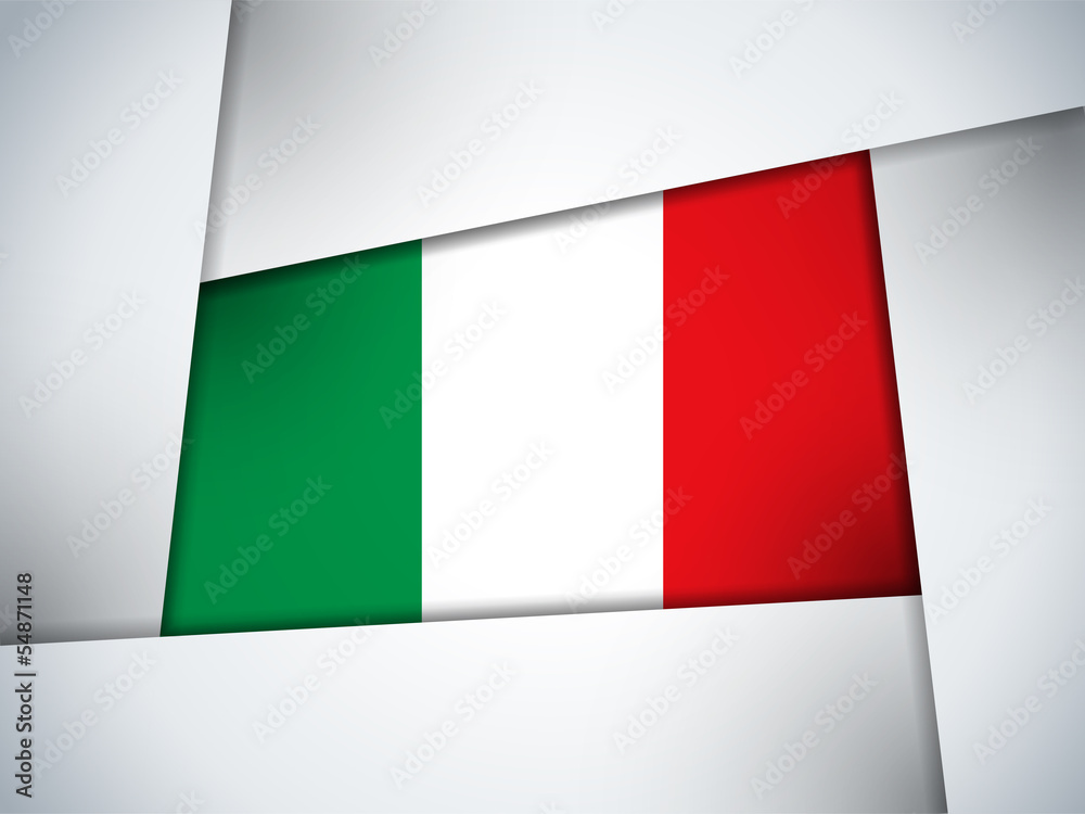 Italy Country Flag Geometric Background Italy Country Flag Geometric Background
