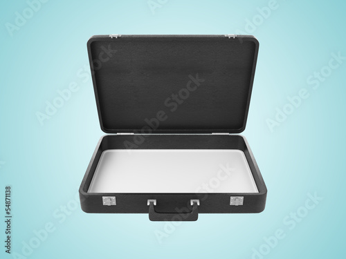 opened briefcase photo
