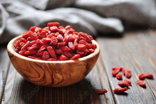 Canvastavla goji berries