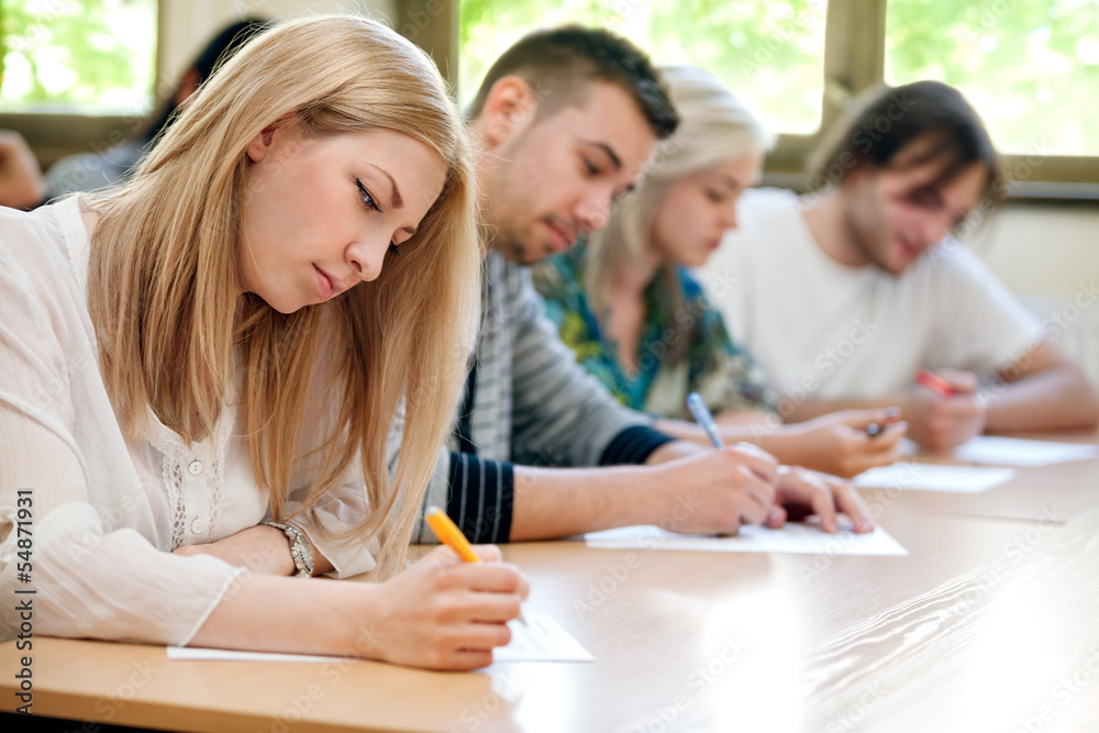 students take the test students take the test