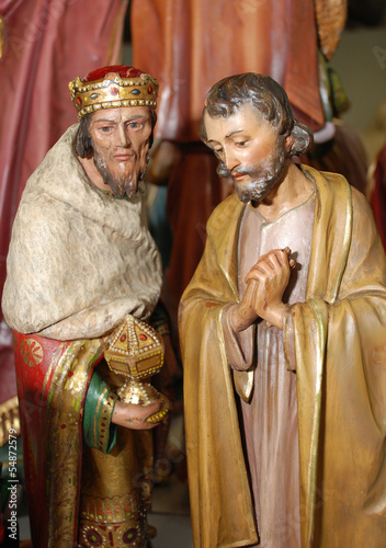 Antique Figurines of Joseph and a King