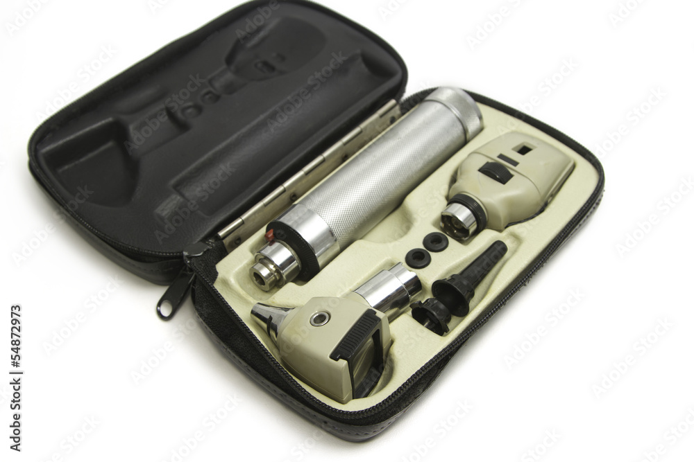 Otoscope and Opthalmoscope set for ear eye examination , medica Otoscope and Opthalmoscope set for ear eye examination , medica