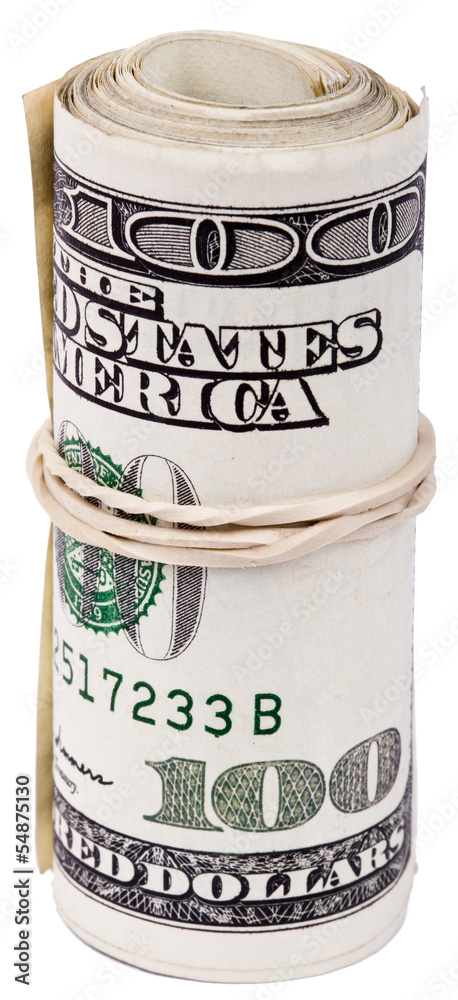 Roll of 100 US$ Bills Roll of 100 US$ Bills
