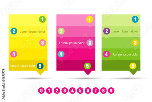 Speech bubbles collection. Infographics.