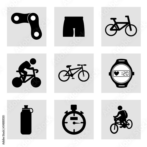 cycling icons
