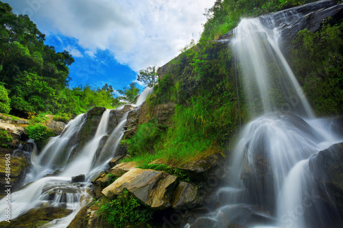 waterfall in thai national park.