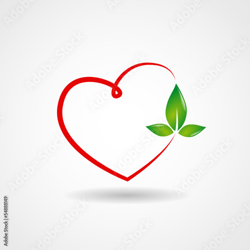 blatt herz