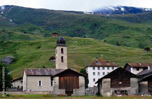 Beautiful view in Swiss Alps