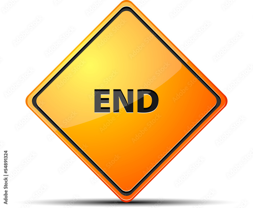 End sign End sign