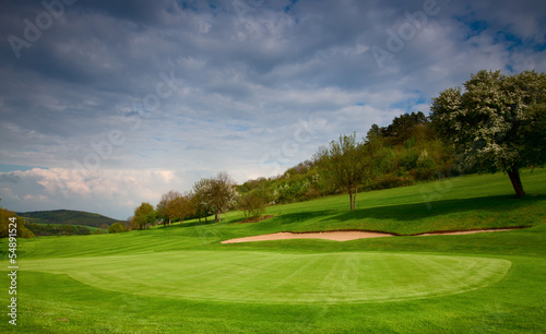 On the green on the golf course in Czech Republic © Radomir Rezny