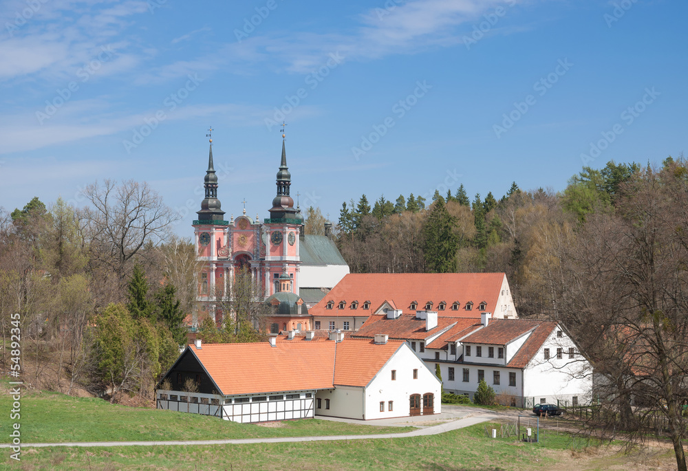 das berühmte Kloster Swieta Lipka oder Heiligelinde in Masuren