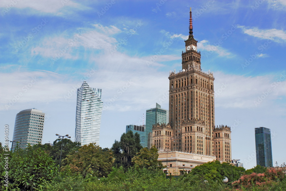 Fototapeta premium Warszawska panorama