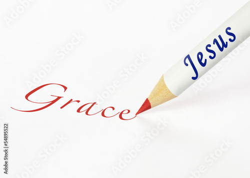 Jesus spells grace