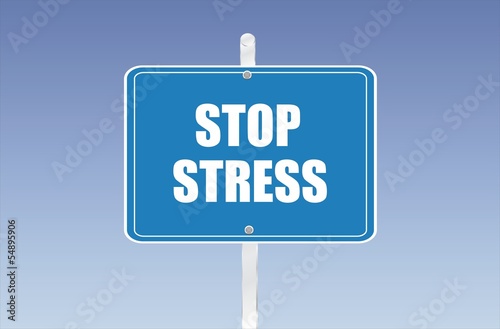 panneau stop stress