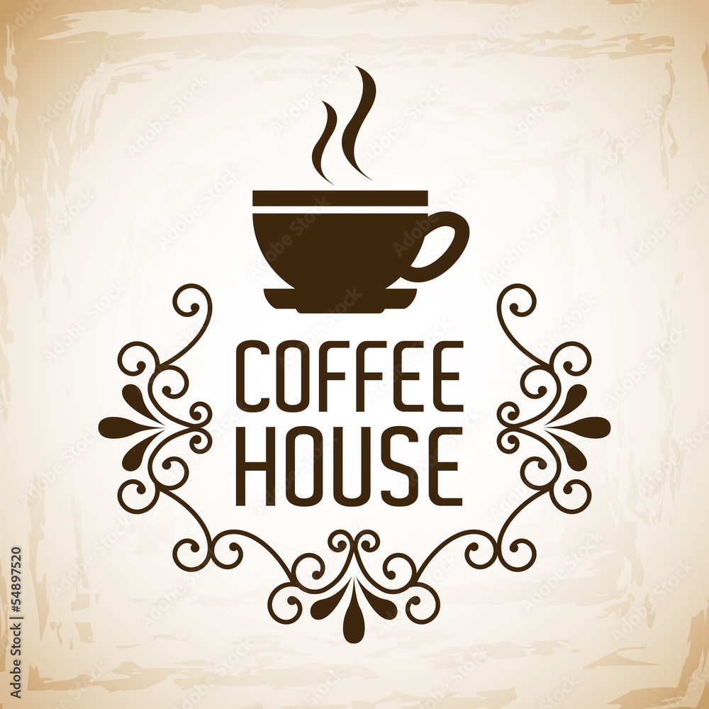 Obraz premium coffee house design